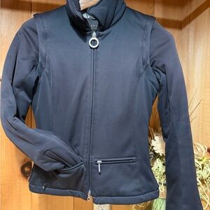 METROPOLIS Metro Stretch Black Jacket Zip-off Sleeves